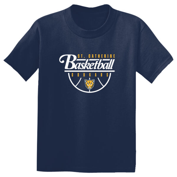 St. Catherine Basketball Youth Navy PosiCharge Competitor Tee Thumbnail