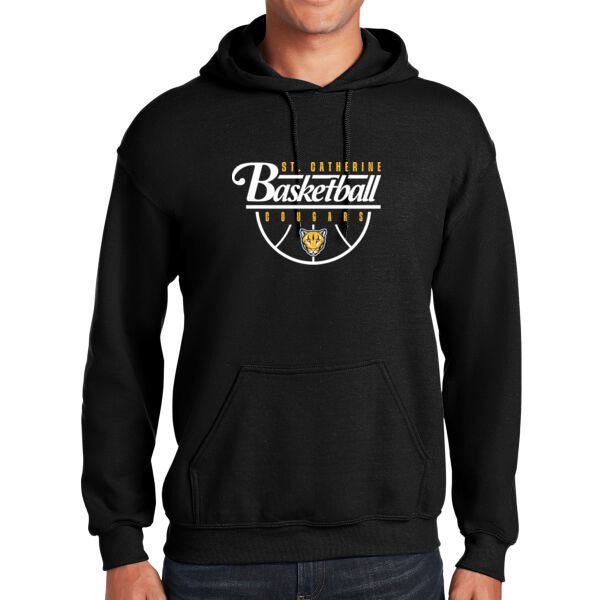 St. Catherine Basketball Black Heavy Blend Hooded Sweatshirt Thumbnail