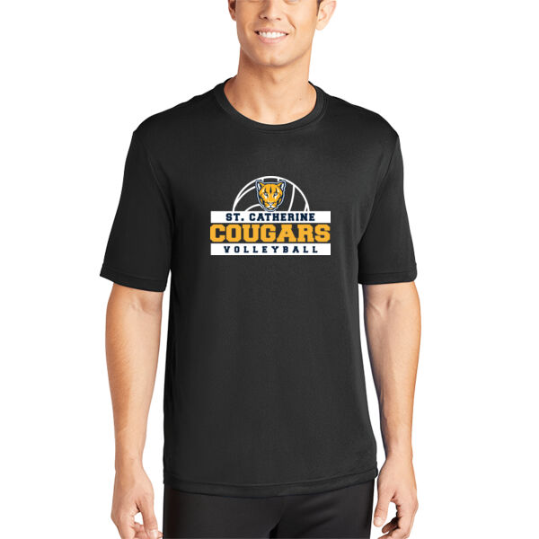St Catherine’s CYO Black Volleyball PosiCharge Competitor Tee Thumbnail