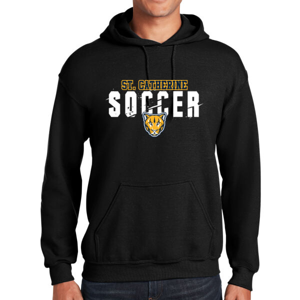 St Catherine’s CYO Soccer Black Heavy Blend Hooded Sweatshirt Thumbnail