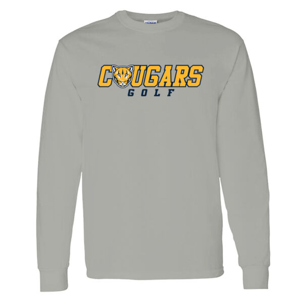 St. Catherine Golf Grey Heavy Cotton 100% Cotton Long Sleeve T Shirt Thumbnail