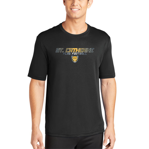St. Catherine Girls Black Flag Football PosiCharge Competitor Tee Thumbnail