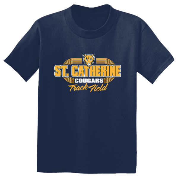 St. Catherine Track and Field Youth Navy PosiCharge Competitor Tee Thumbnail