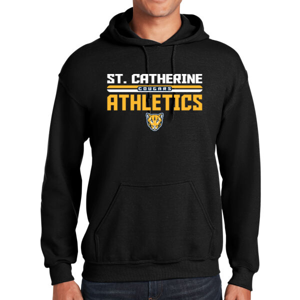 St. Catherine Athletics Black Heavy Blend Hooded Sweatshirt Thumbnail