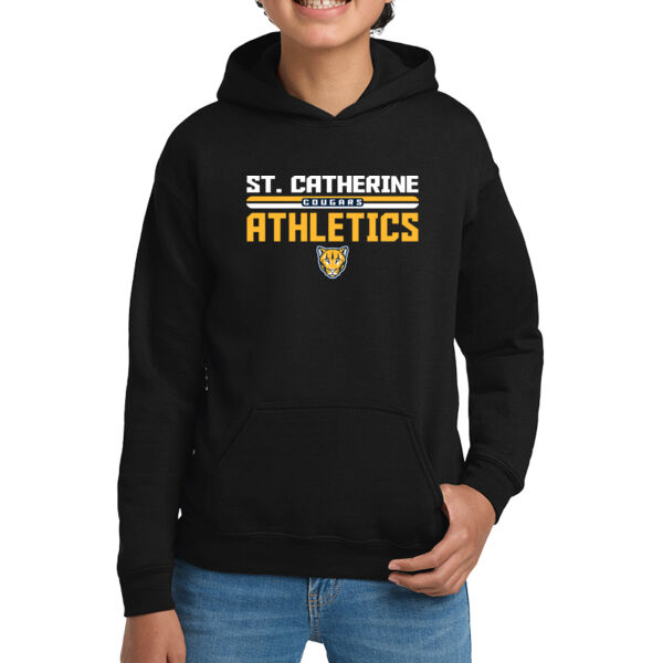 St. Catherine Athletics Black Heavy Blend Hooded Sweatshirt Thumbnail