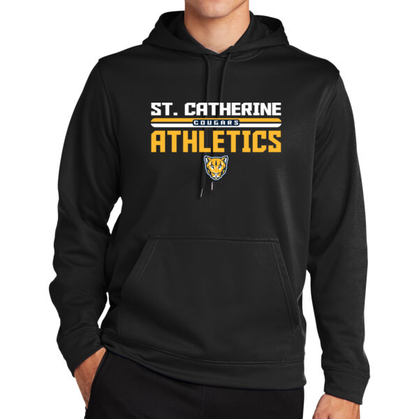 St. Catherine Athletics Black Heavy Blend Hooded Sweatshirt Thumbnail