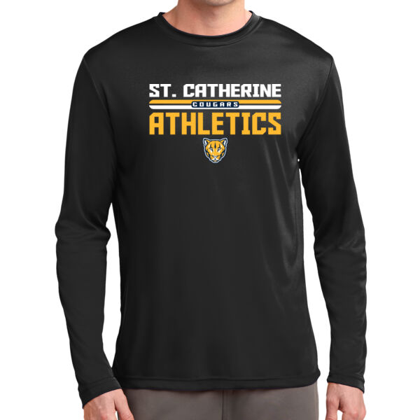 St. Catherine Athletics Black Long Sleeve PosiCharge Competitor Tee Thumbnail