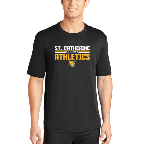 St. Catherine Athletics Black PosiCharge Competitor Tee Thumbnail