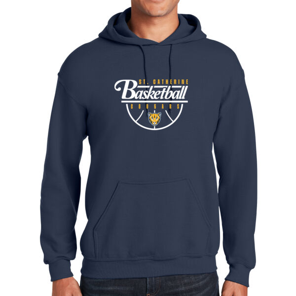 St. Catherine Basketball Navy Heavy Blend Hooded Sweatshirt Thumbnail