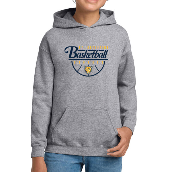 St. Catherine Basketball Youth Grey Heavy Blend Hooded Sweatshirt Thumbnail