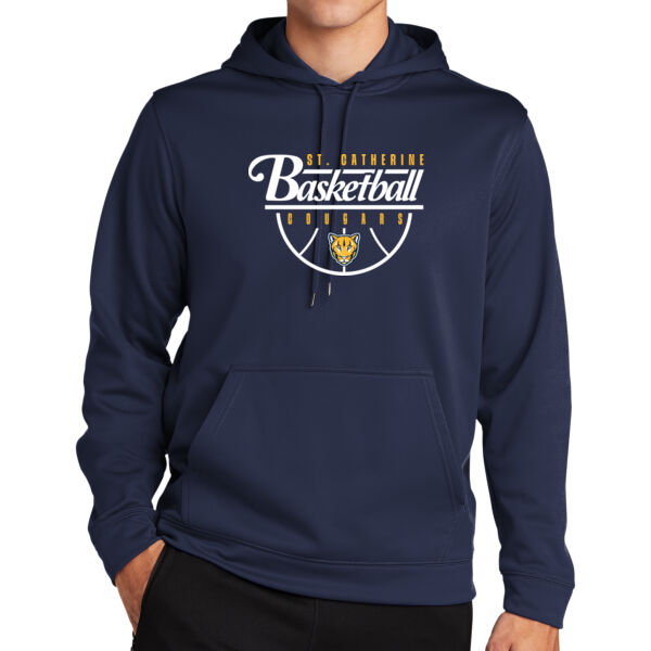 St. Catherine Basketball Navy Sport Wick Fleece Hooded Pullover Thumbnail