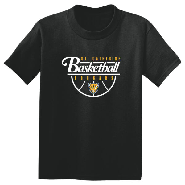 St. Catherine Basketball Youth Black PosiCharge Competitor Tee Thumbnail