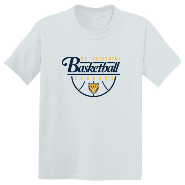 St. Catherine Basketball Youth White PosiCharge Competitor Tee Thumbnail