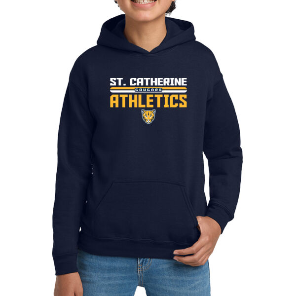 St. Catherine Athletics Navy Heavy Blend Hooded Sweatshirt Thumbnail