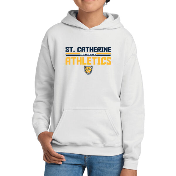 St. Catherine Athletics White Heavy Blend Hooded Sweatshirt Thumbnail