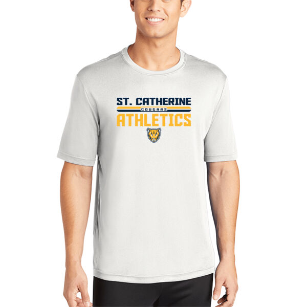 St. Catherine Athletics White PosiCharge Competitor Tee Thumbnail