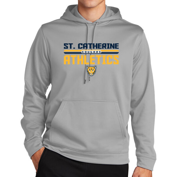 St. Catherine Athletics Silver Heavy Blend Hooded Sweatshirt Thumbnail
