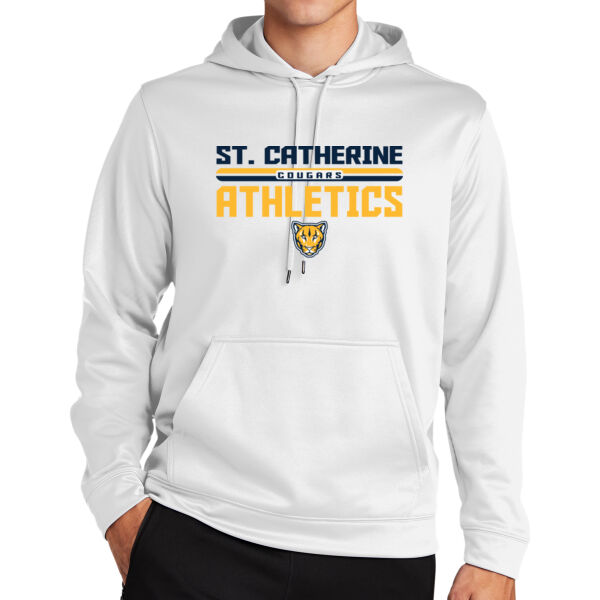 St. Catherine Athletics White Heavy Blend Hooded Sweatshirt Thumbnail