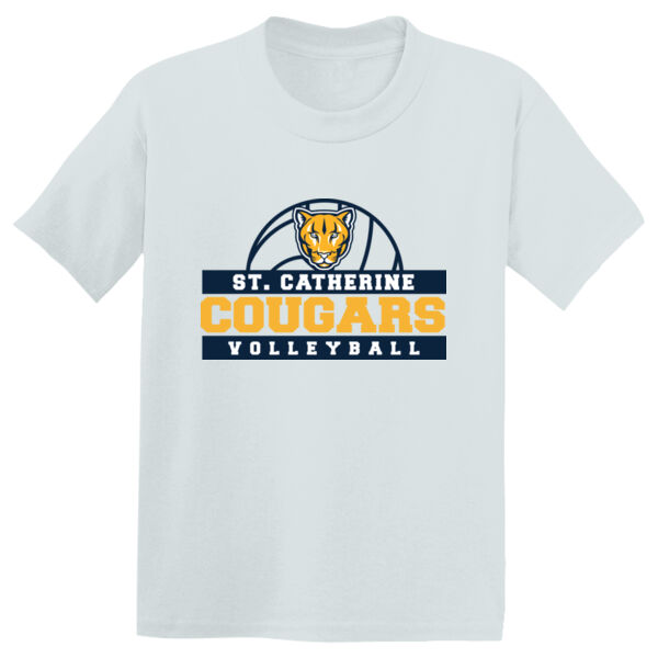 St Catherine’s CYO Volleyball Youth White PosiCharge Competitor Tee Thumbnail