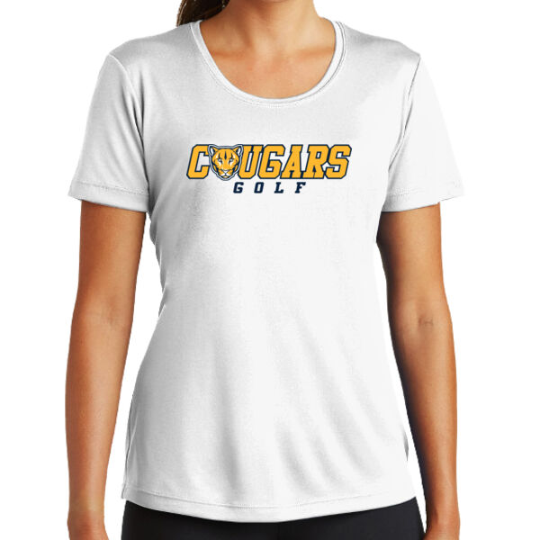 St. Catherine Golf Ladies White PosiCharge Competitor Tee Thumbnail