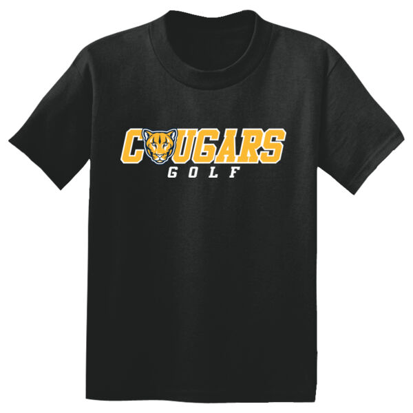 St. Catherine Golf Youth Black PosiCharge Competitor Tee Thumbnail