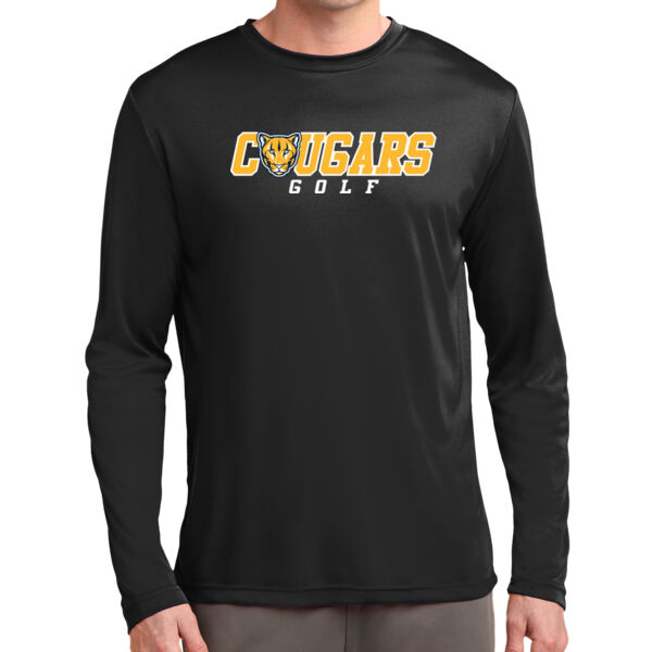 St. Catherine Golf Black Long Sleeve PosiCharge Competitor Tee Thumbnail
