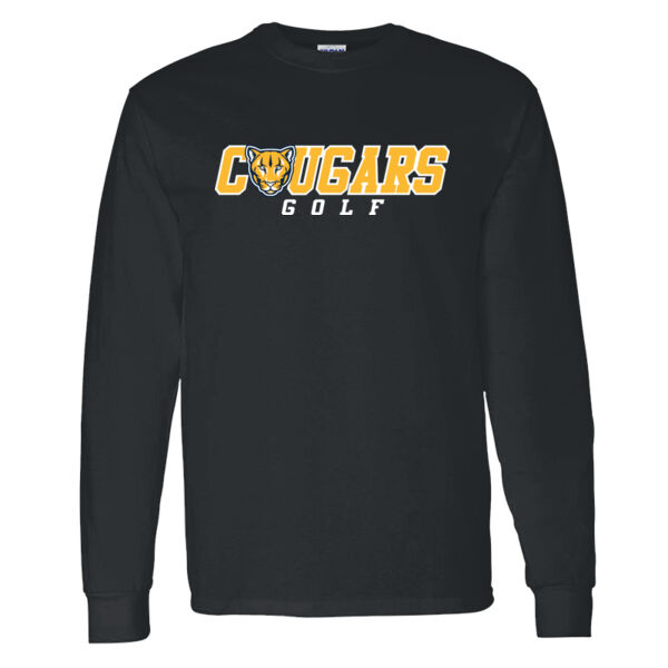 St. Catherine Golf Black Heavy Cotton 100% Cotton Long Sleeve T Shirt Thumbnail