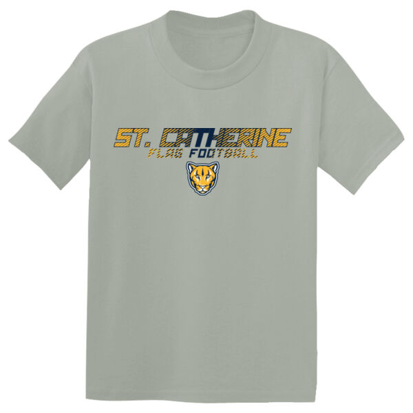 St. Catherine Girls Silver Flag Football Youth PosiCharge Competitor Tee Thumbnail
