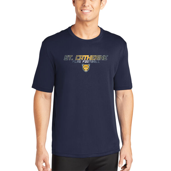 St. Catherine Girls Navy Flag Football PosiCharge Competitor Tee Thumbnail