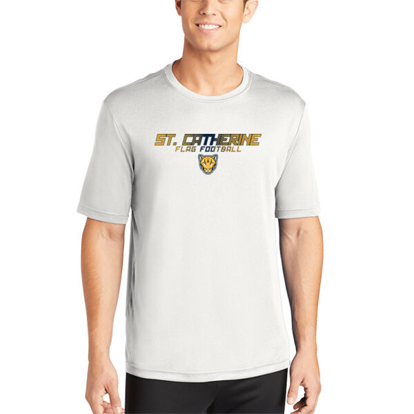 St. Catherine Girls White Flag Football PosiCharge Competitor Tee Thumbnail