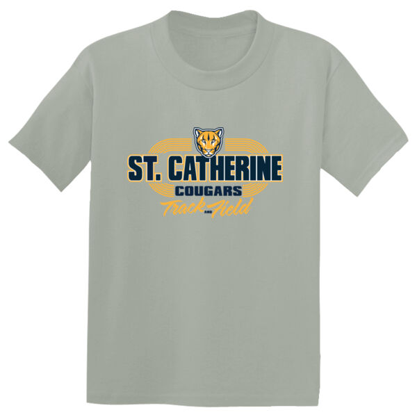 St. Catherine Track and Field Youth Silver PosiCharge Competitor Tee Thumbnail
