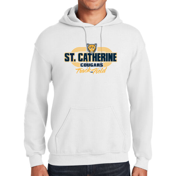 St. Catherine Track and Field White Heavy Blend Hooded Sweatshirt Thumbnail
