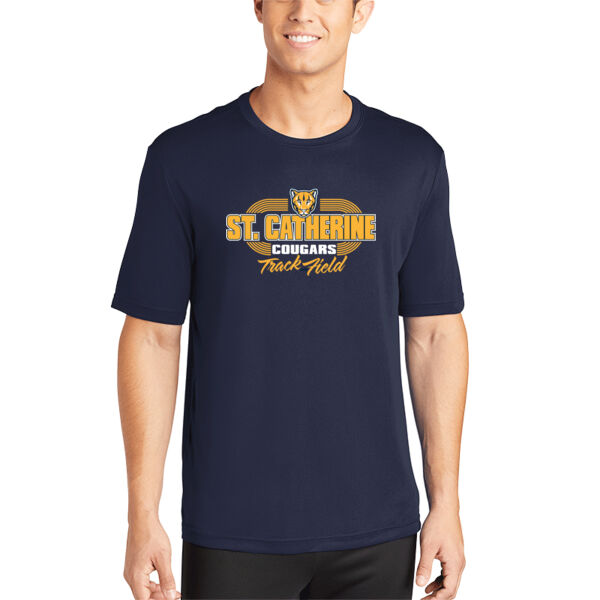St. Catherine Track and Field Navy PosiCharge Competitor Tee Thumbnail