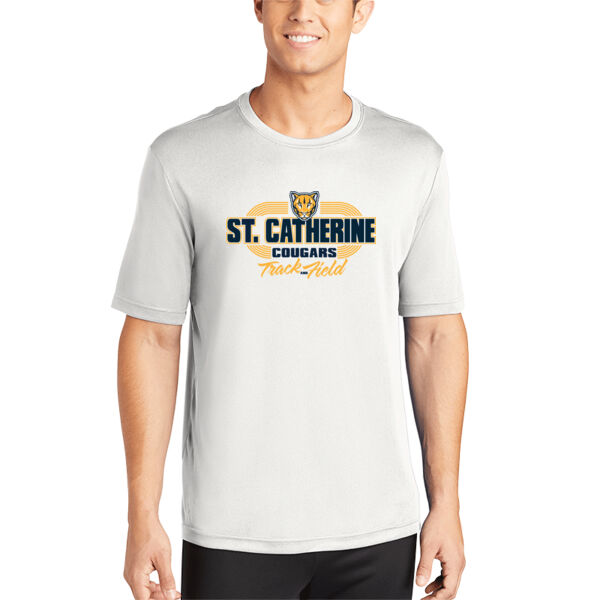 St. Catherine Track and Field White PosiCharge Competitor Tee Thumbnail