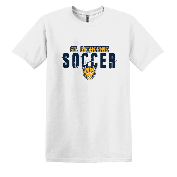 St Catherine’s CYO Soccer White Heavy Cotton 100% Cotton T Shirt Thumbnail