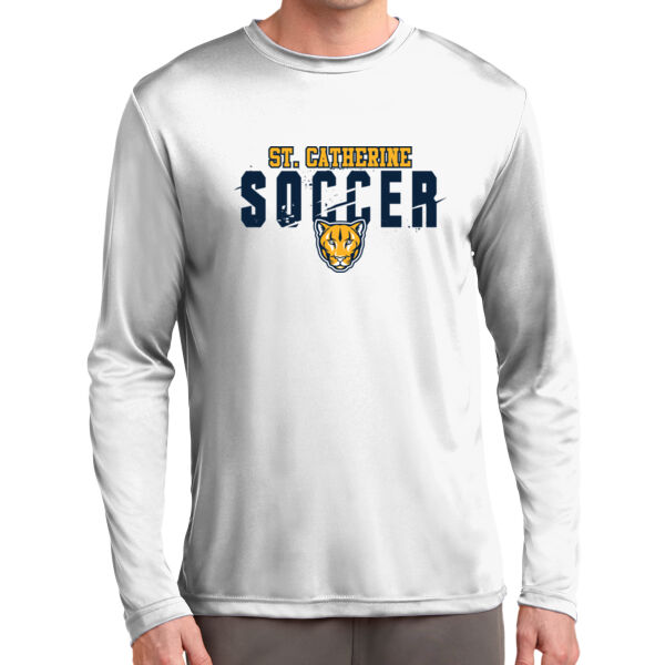 St Catherine’s CYO Soccer Long Sleeve White PosiCharge Competitor Tee Thumbnail