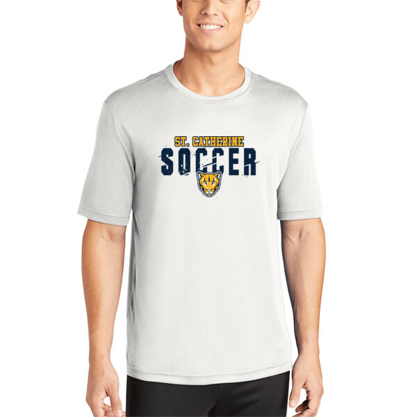 St Catherine’s CYO Soccer White PosiCharge Competitor Tee Thumbnail